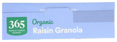 365 by Whole Foods Market Organic Raisin Granola topping parfait adds crunch