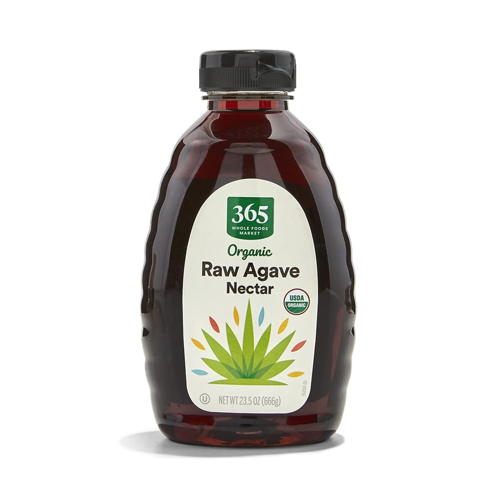 365 by Whole Foods Market Organic Raw Agave Nectar bottle for natural sweetening