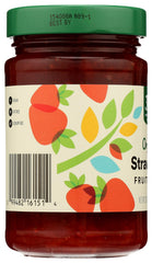 365 by Whole Foods Market Organic Strawberry Fruit Spread served with berries for snacking.