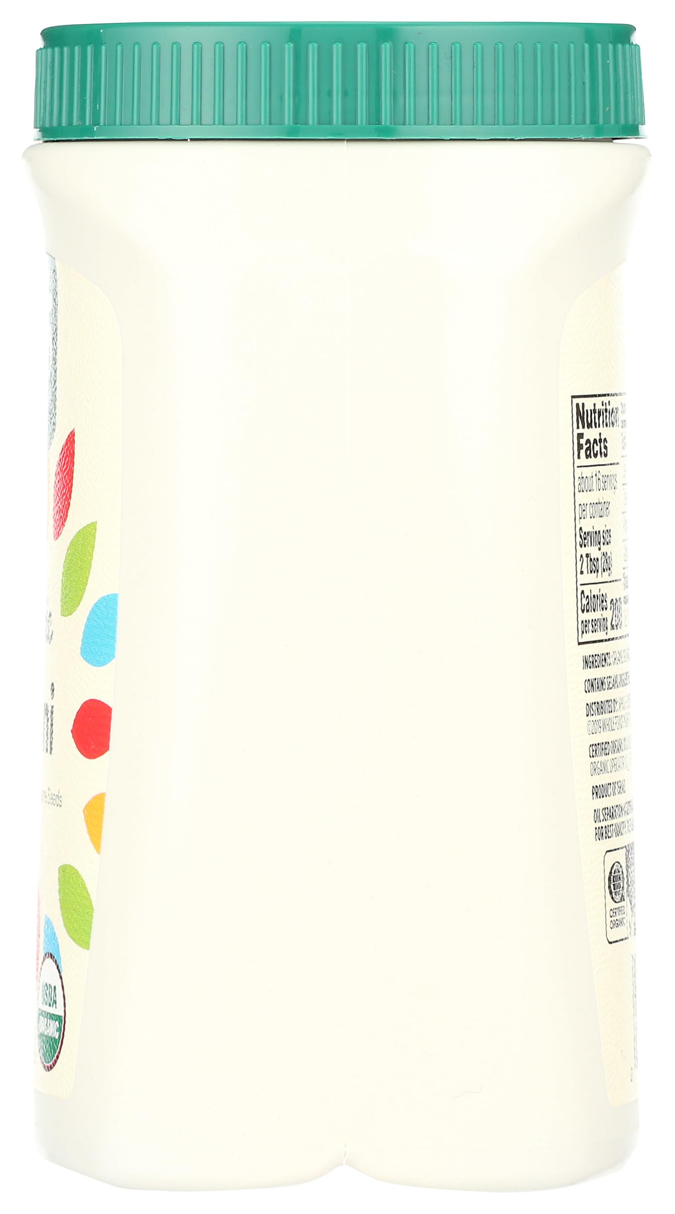 365 by Whole Foods Market Organic Tahini with sesame seeds bag emphasizes organic sourcing