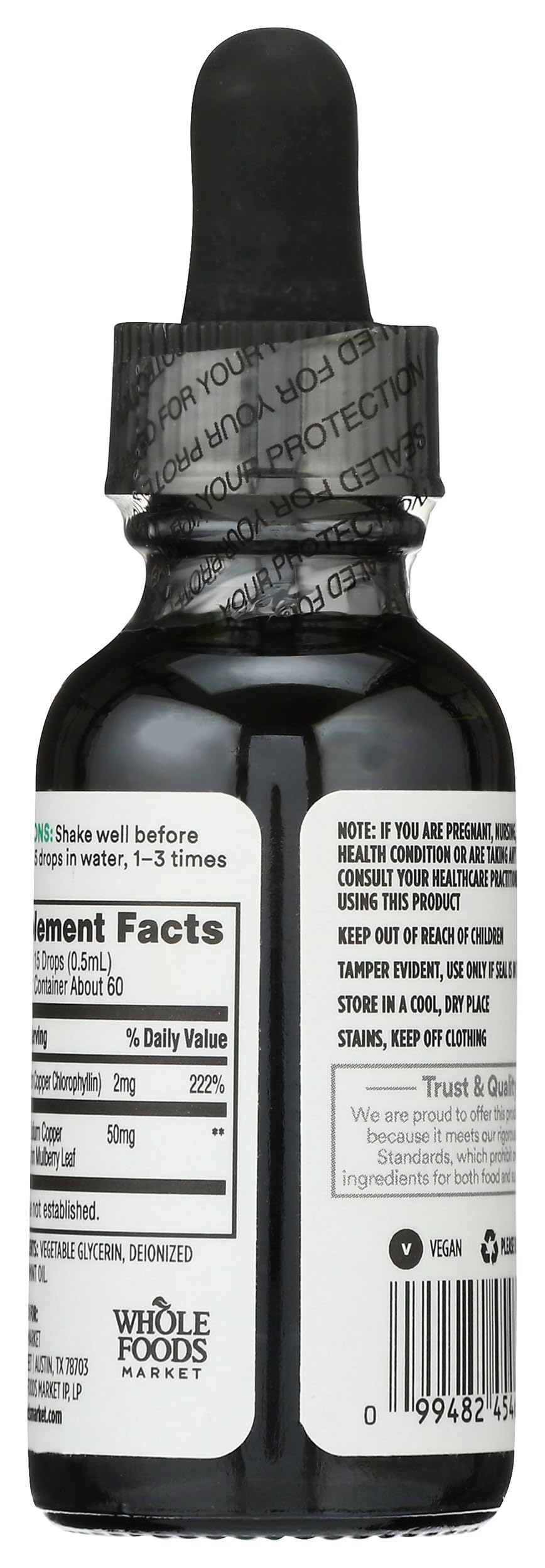 365 by Whole Foods Market peppermint chlorophyll close up highlights fresh flavor.