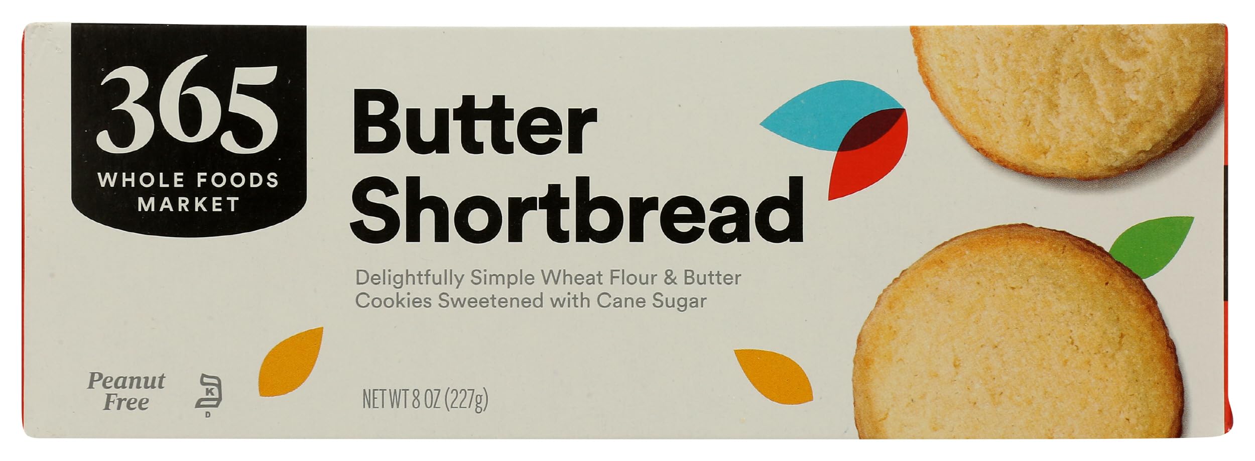 Serving of 365 by Whole Foods Market shortbread slices with coffee.