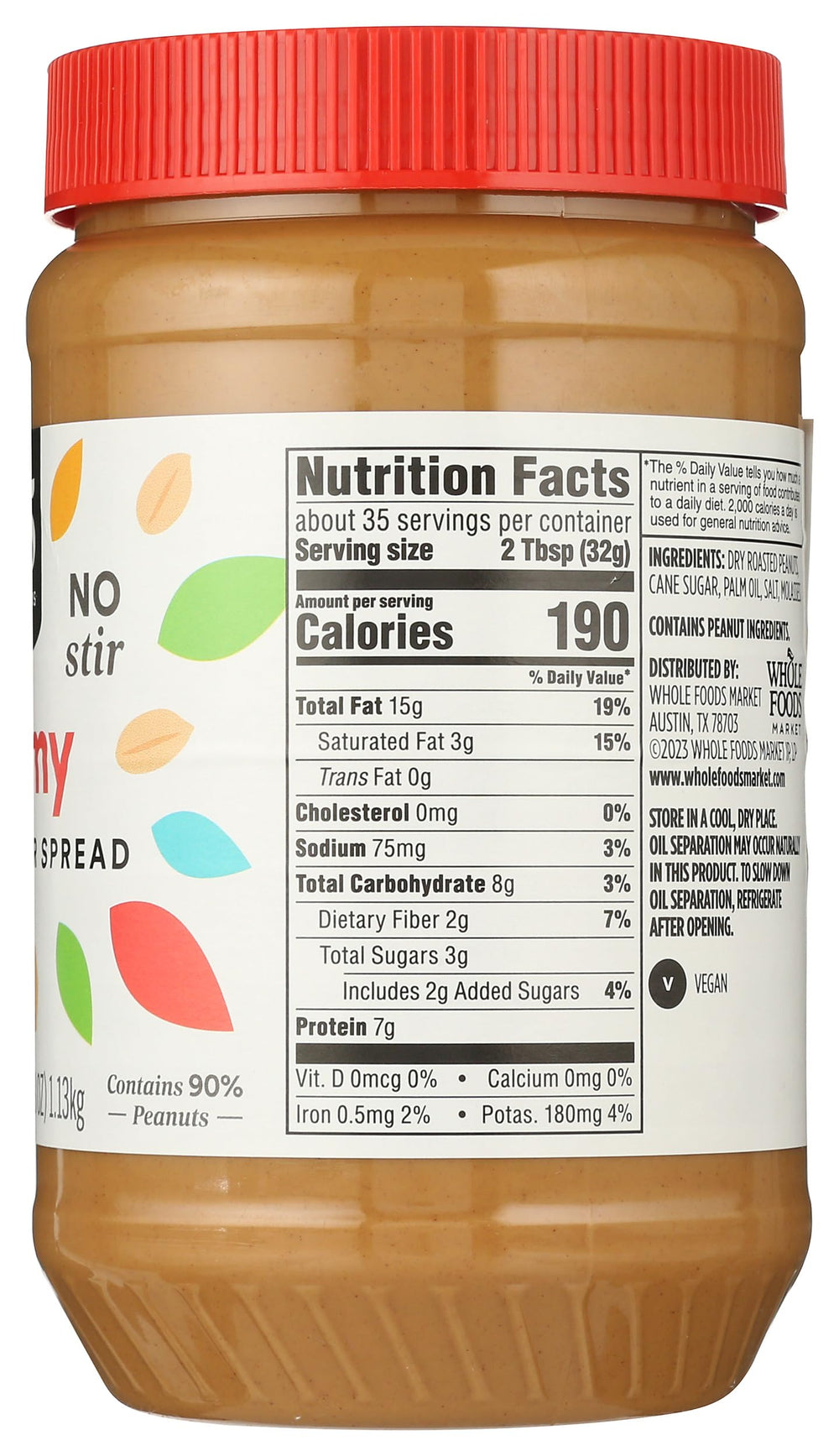 365 by Whole Foods Market spread on toast delivers protein boost.