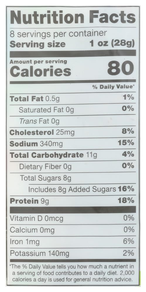 365 by Whole Foods Market 8 oz jerky serving plate for quick protein.
