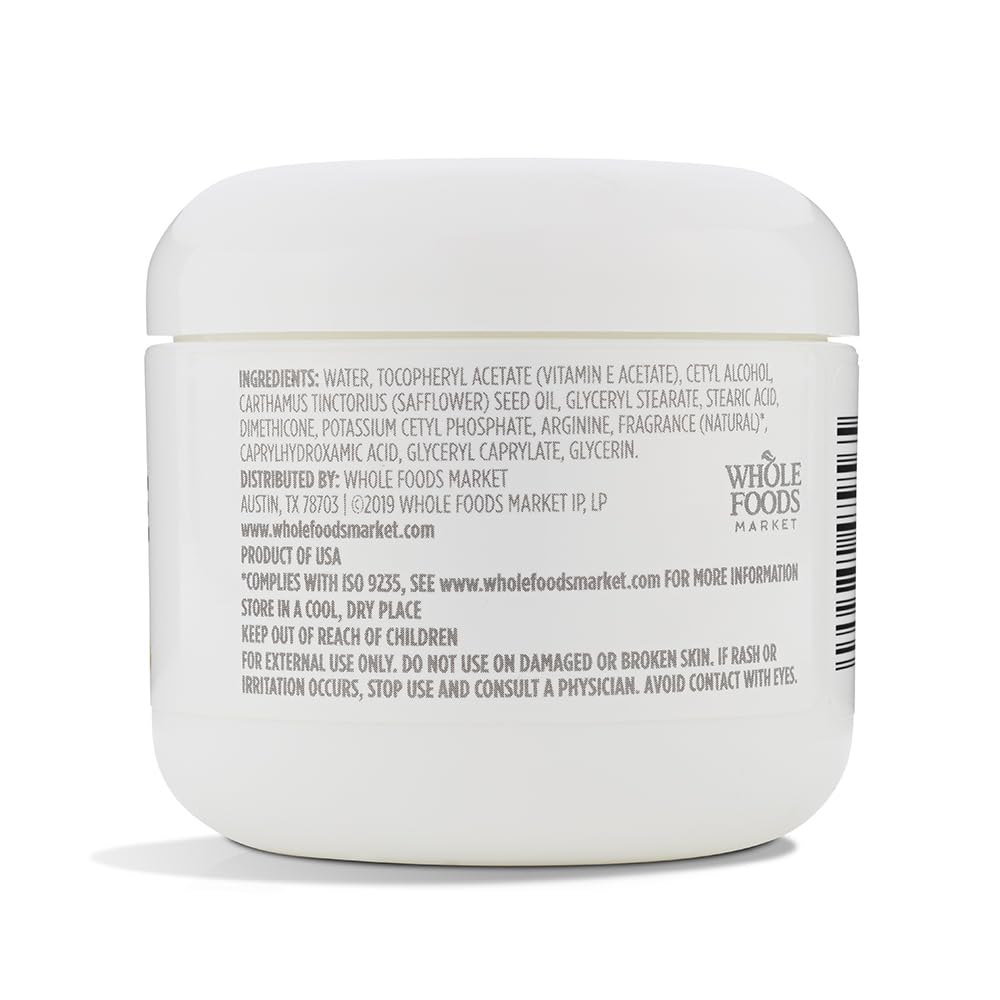 Label close-up of 365 by Whole Foods Market Vitamin E Cream, 28,000 IU.