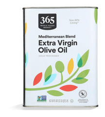 365 by Whole Foods Mediterranean Blend olive oil on a cooking dish – enhances flavor