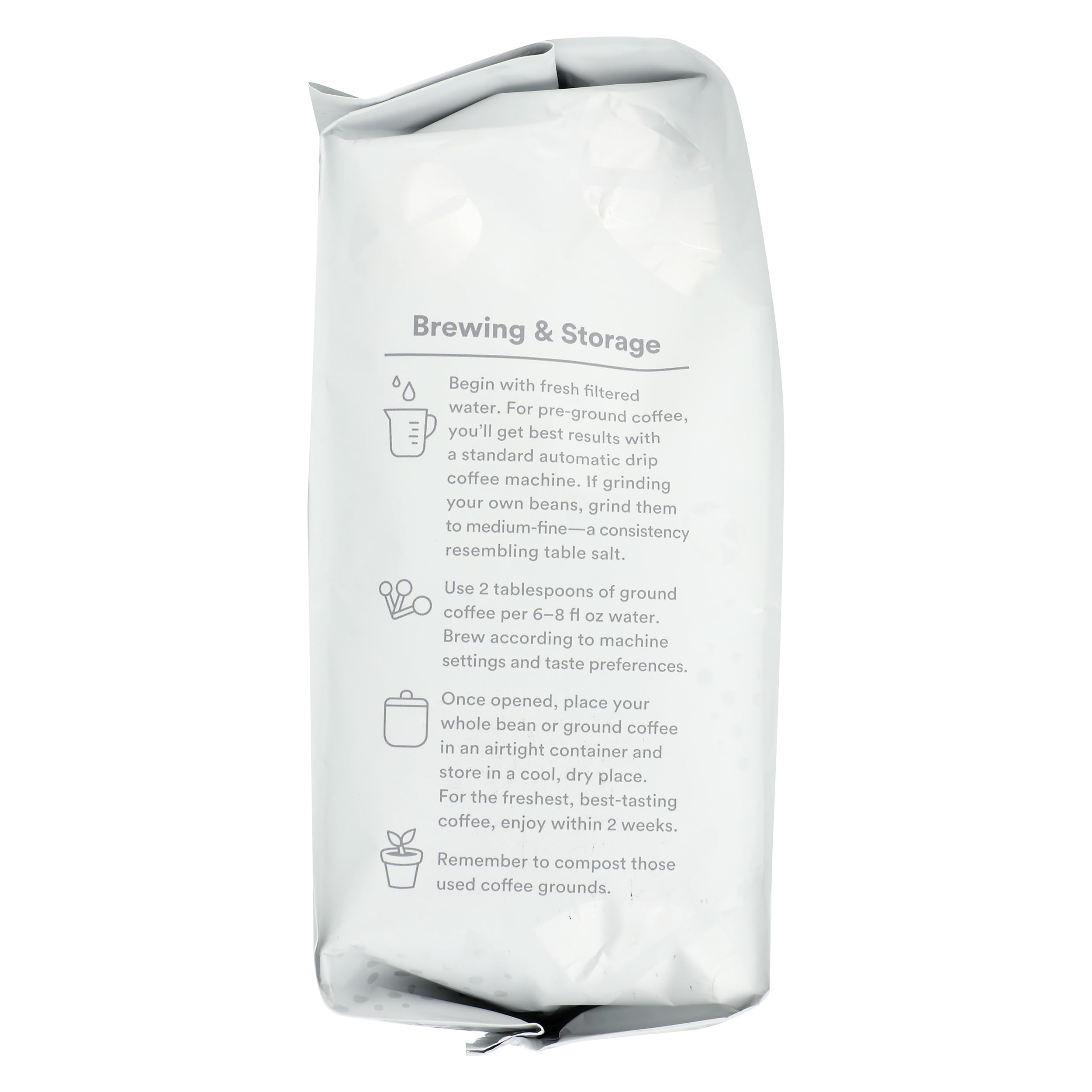 365 Island Blend Fair Trade label visible on packaging