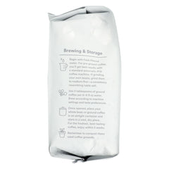 365 Island Blend Fair Trade label visible on packaging