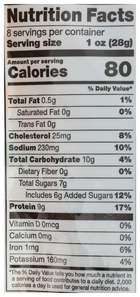 365 original jerky, a high-protein snack to fuel active days.