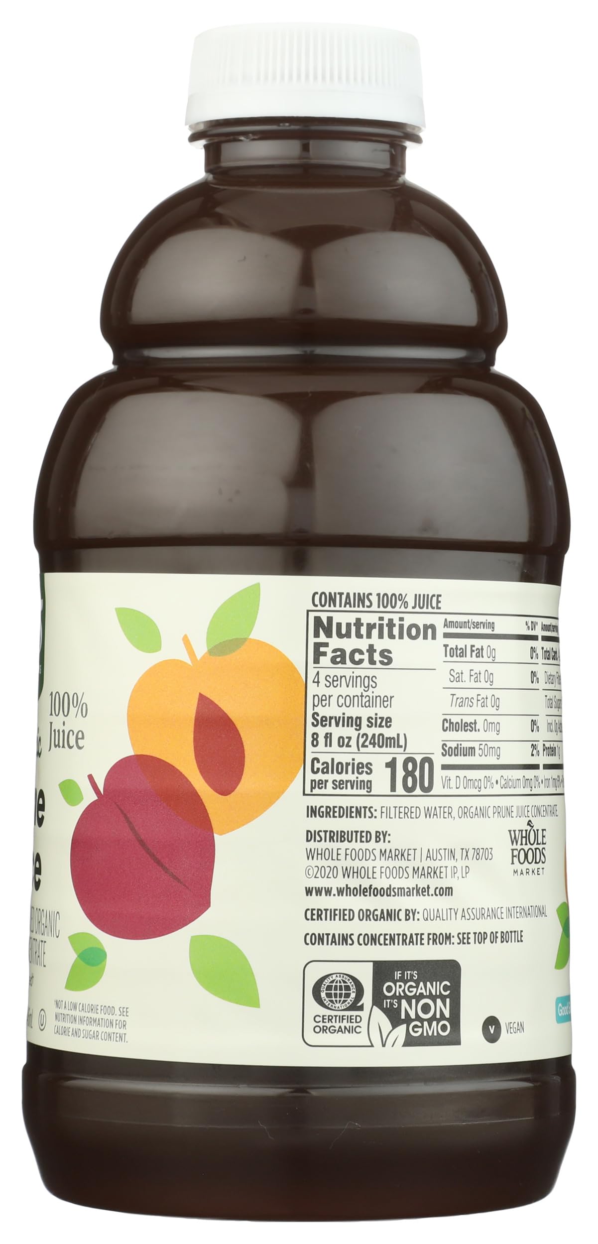 365 prune juice with lime, a tangy breakfast pairing