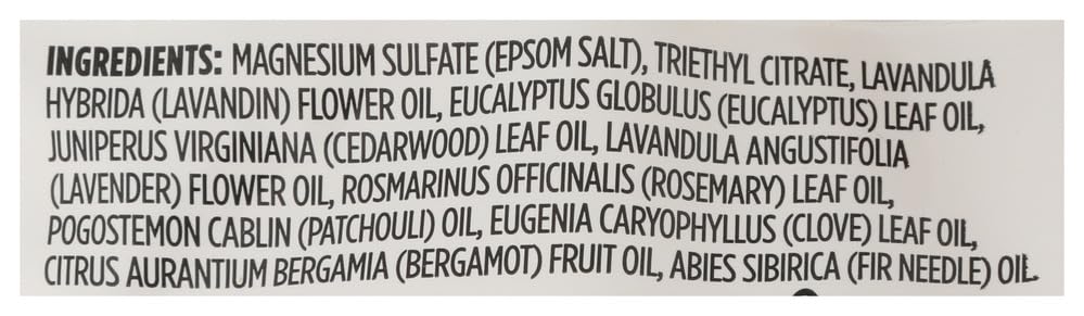 365 by Whole Foods Lavender Epsom Salt packaging showing a 48-ounce jar for home spa routines