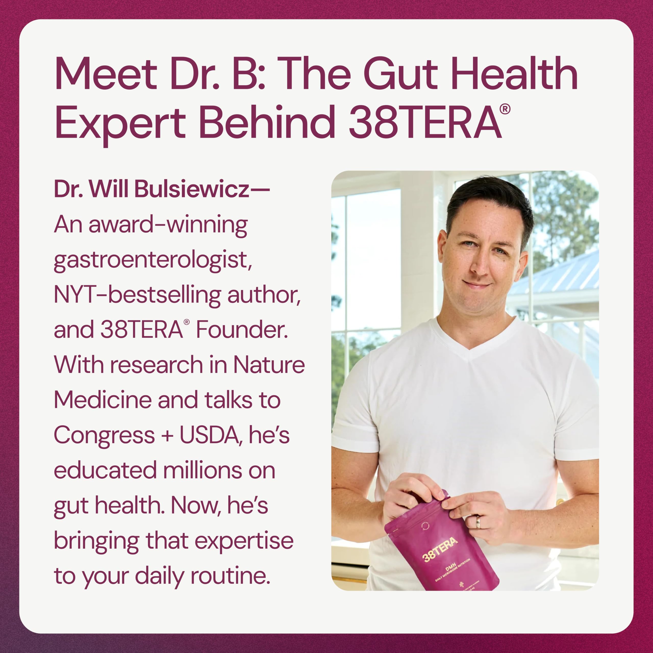 38TERA DMN plant-based ingredients display a diverse prebiotic blend