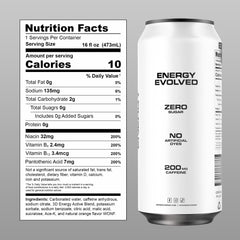 3D Energy Citrus Frost pour captures refreshing, lightly carbonated lift for workouts