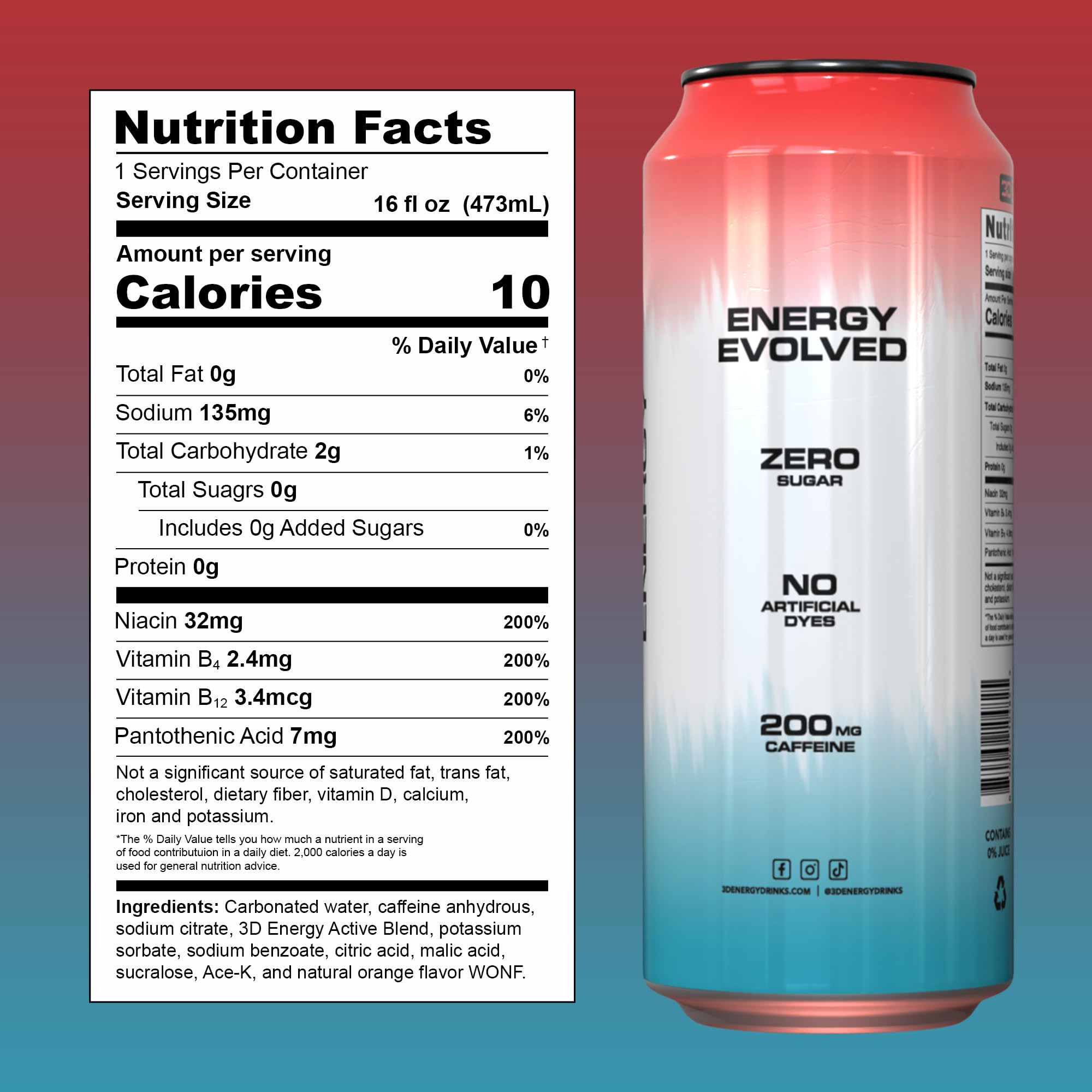 3D Liberty Pop can side-view emphasizes compact, on-the-go energy for busy days.