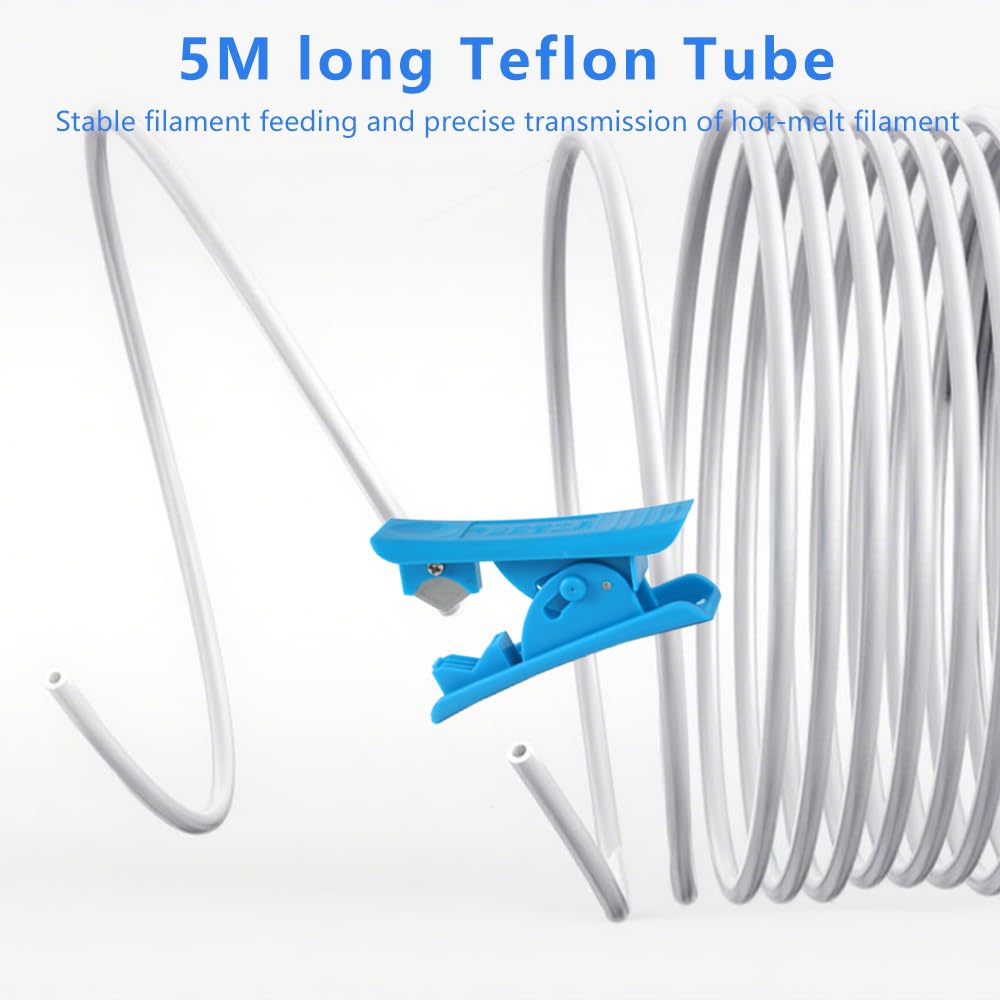 3DMkspaceu Durable, low-friction tubing reduces wear and jams.
