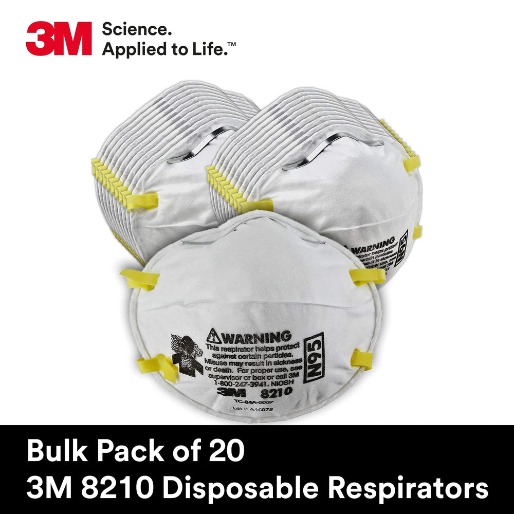 3M 8210 ideal for grinding and sanding dust.