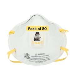 3M 8210V respirator front view for dust protection during grinding and sanding.