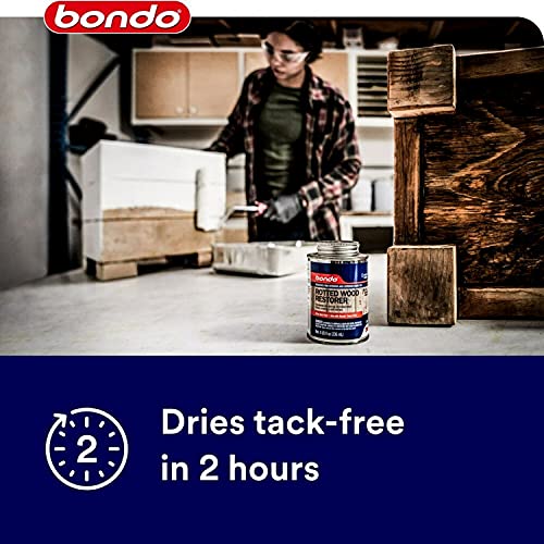 Professional-grade solution supports efficient rotted-wood repairs.