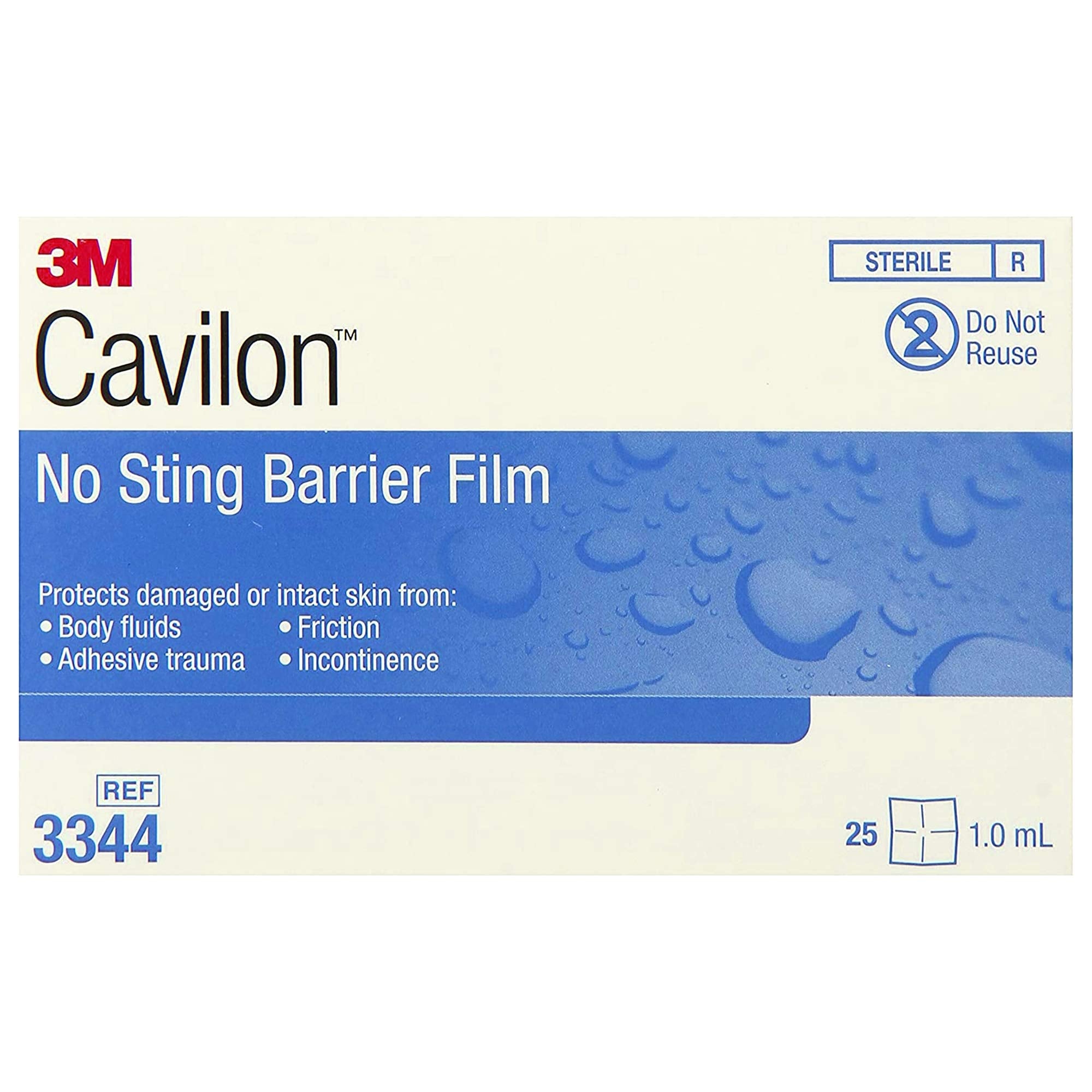 3M Cavilon barrier film wipe sterile packaging shows durability and flushable design.