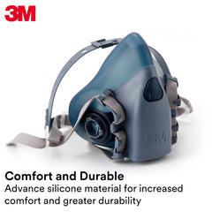Close-up of 3M Cool Flow valve for easier breathing