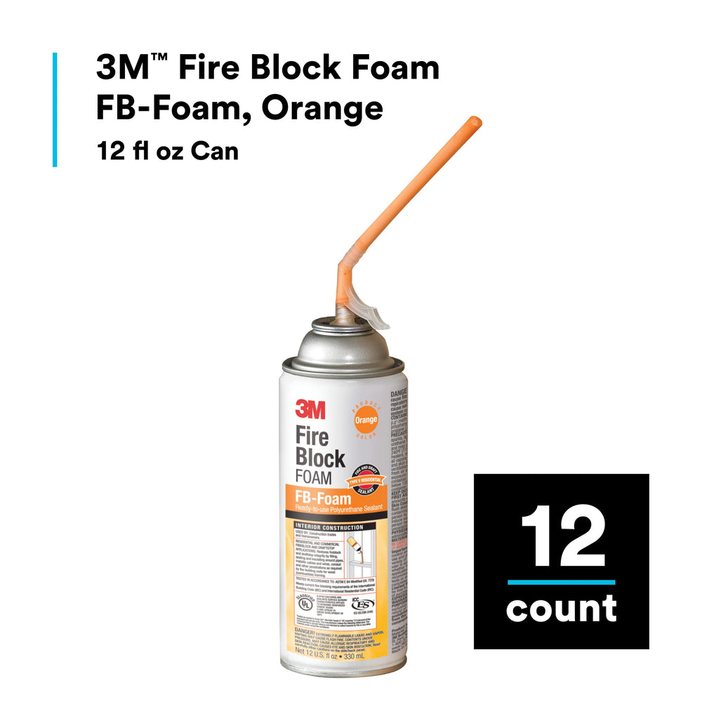 3M FB-Foam in dispense action shows quick, tack-free sealing around wires and pipes.