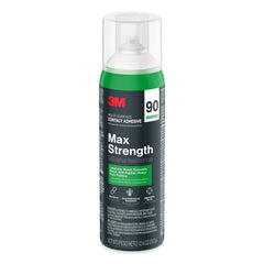 3M Max Strength 90 adhesive spray on various surfaces delivers a strong bond.
