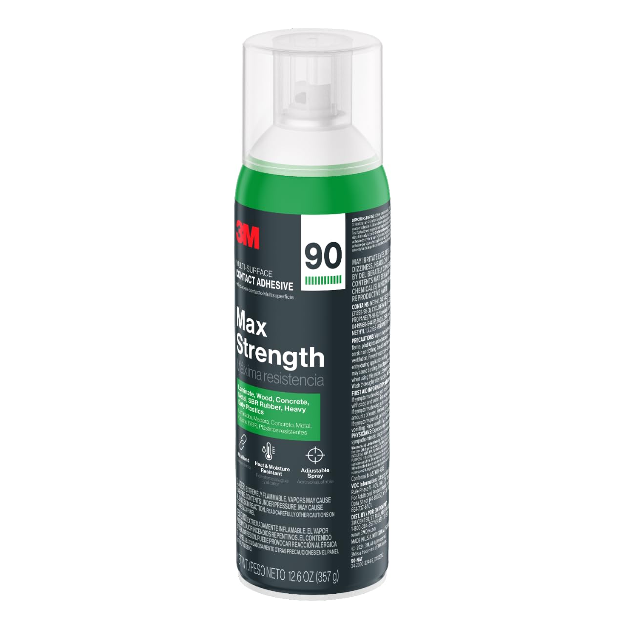 3M Max Strength 90 secures metal kickplates to doors with reliability.