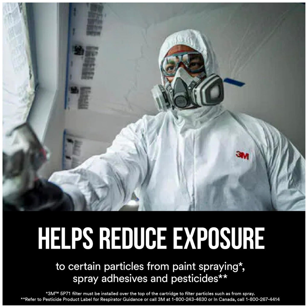 3M P95 filter white appearance facilitates quick visual checks during assembly.