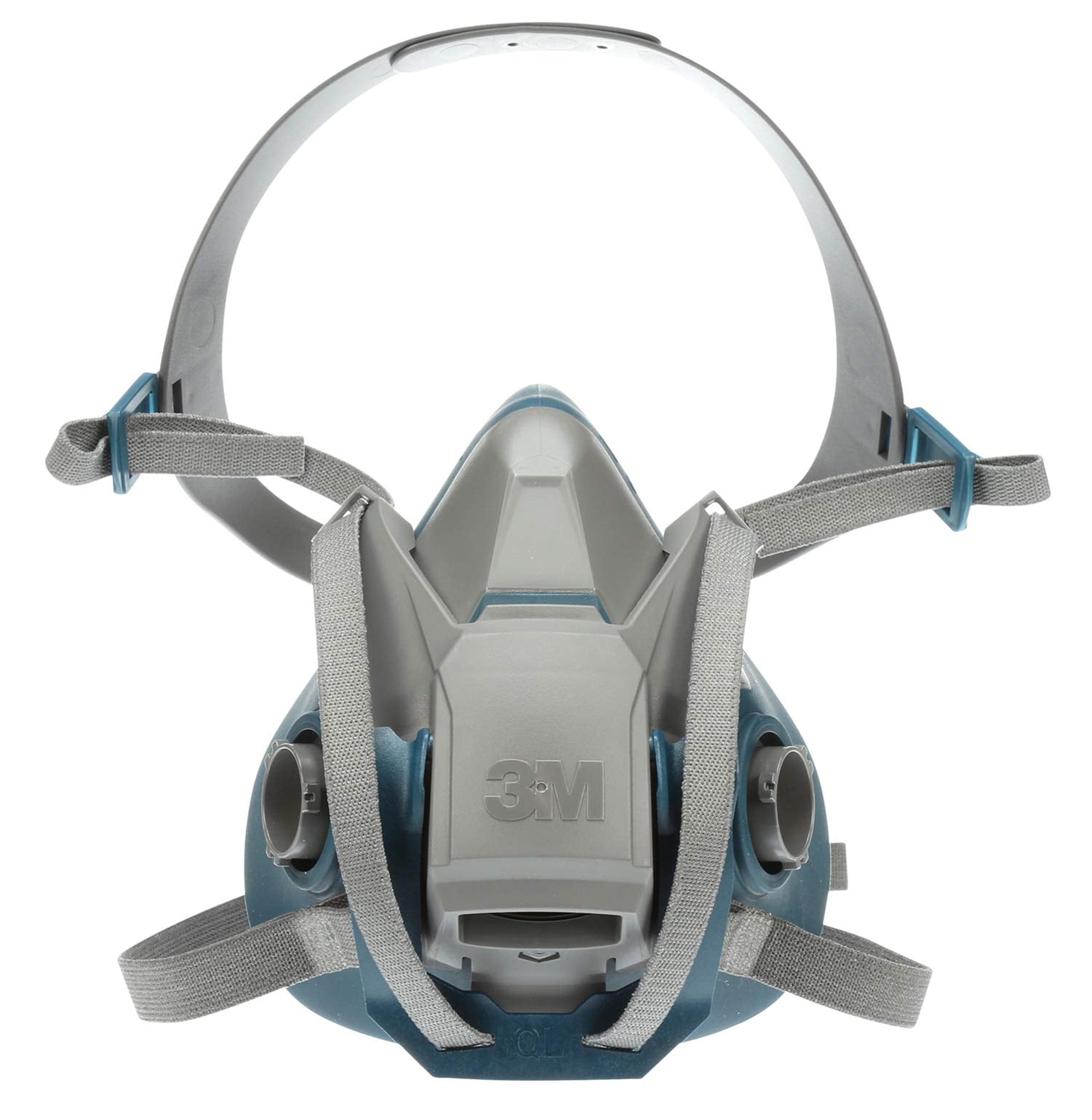 3M Rugged Comfort 6502QL facepiece with silicone seal for extended wear