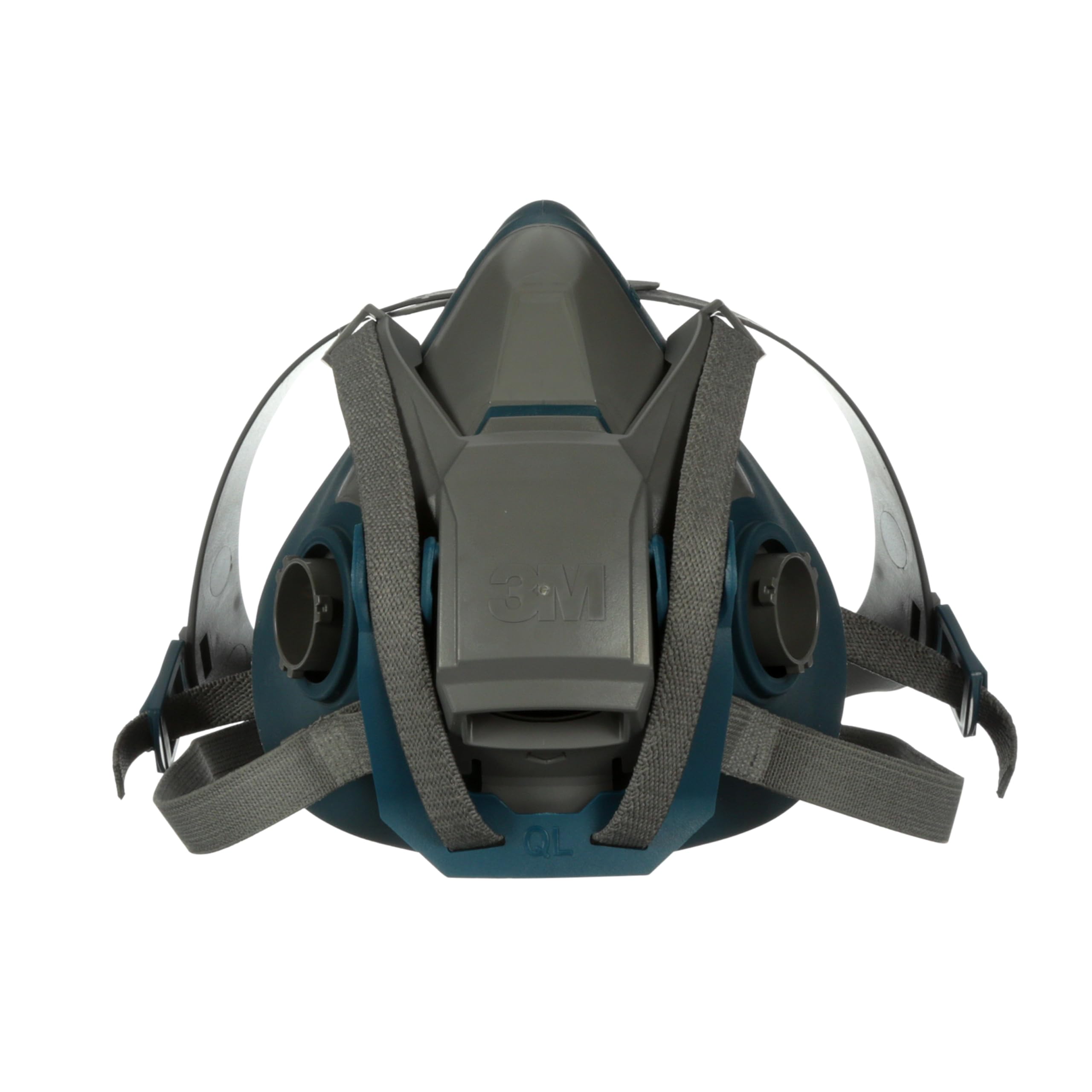 3M Rugged Comfort 6503QL quick latch facepiece enables easy one-handed donning.