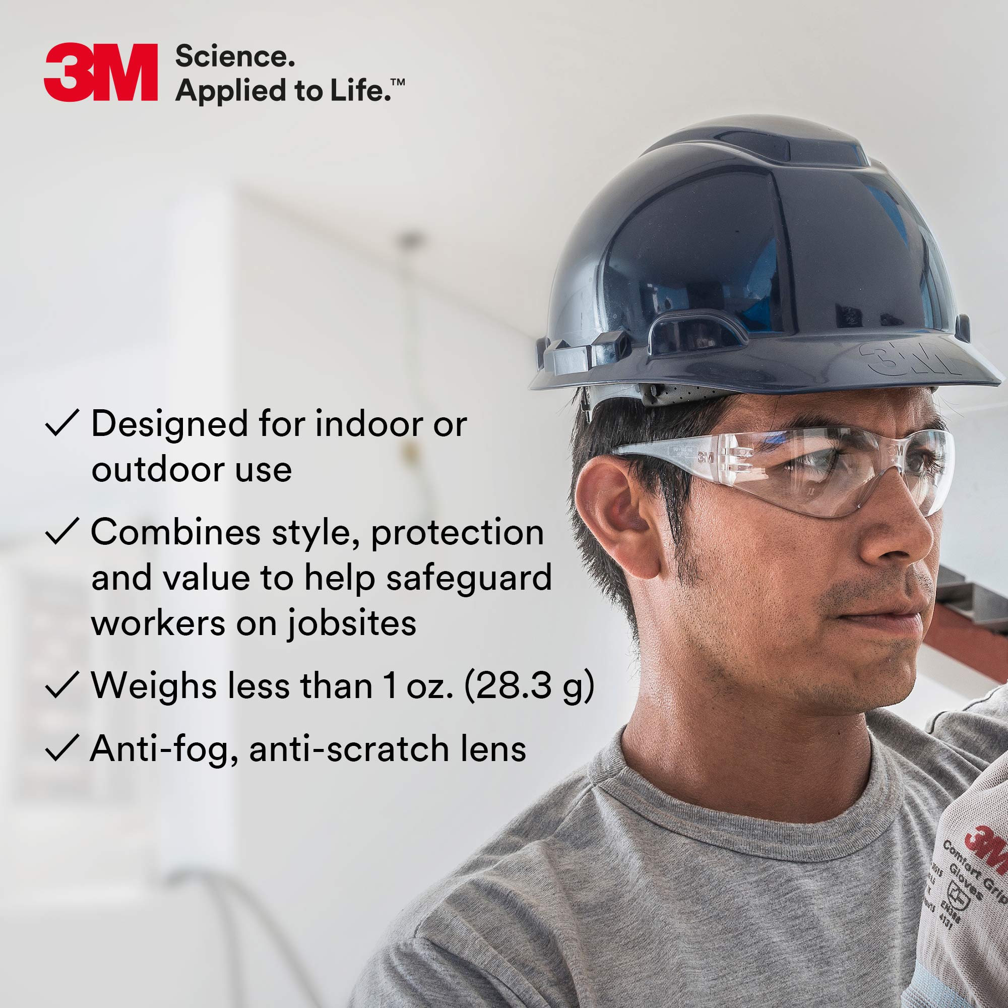 3M Virtua clear frame design for comfortable all-day wear