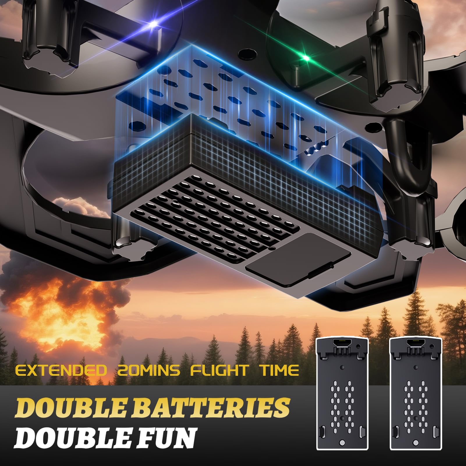 4DRC RC Plane fast-takeoff ideal for quick flights on the go