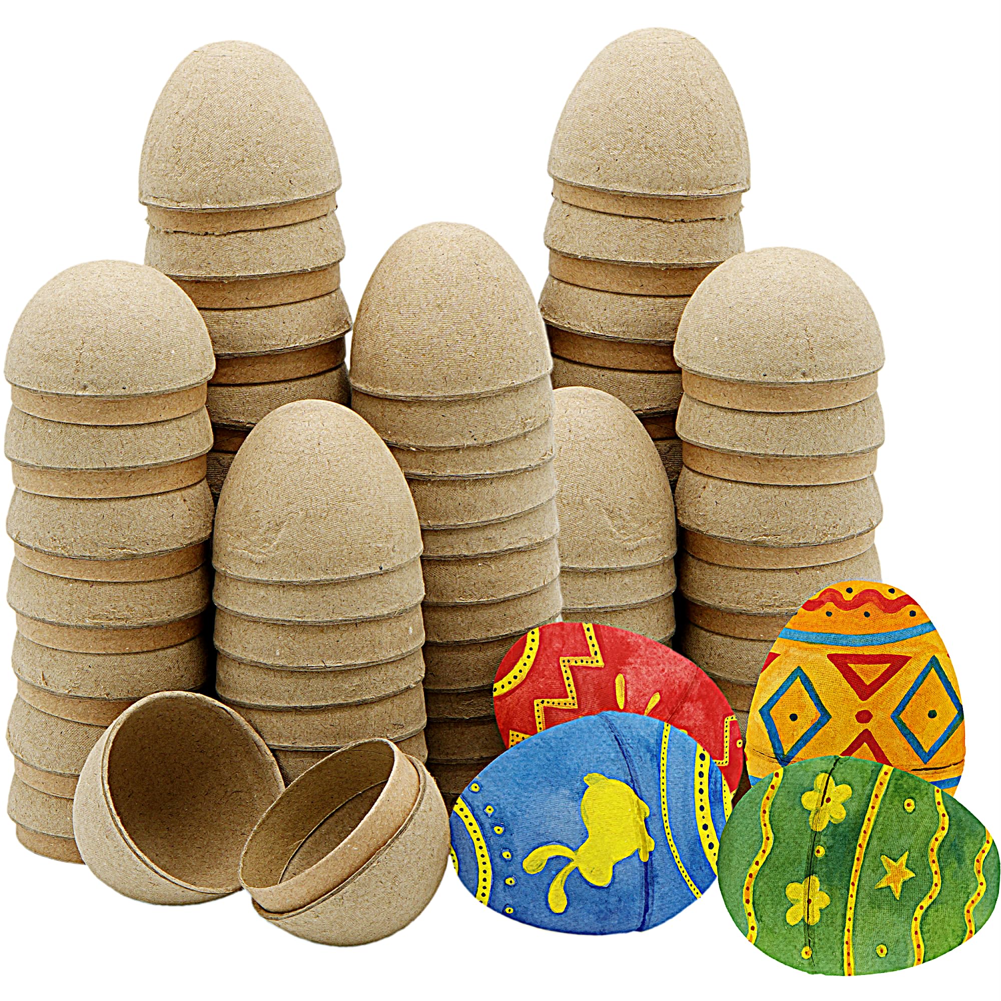 4E's Novelty blank Easter eggs ready for painting and decoration