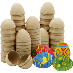 4E's Novelty blank Easter eggs ready for painting and decoration