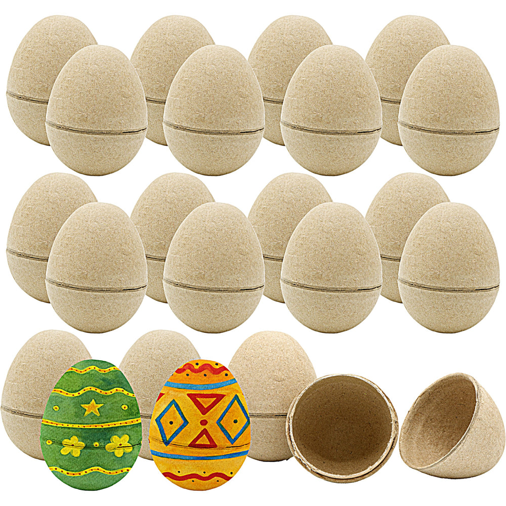 4E's Novelty eco-friendly paper mache eggs for classroom projects