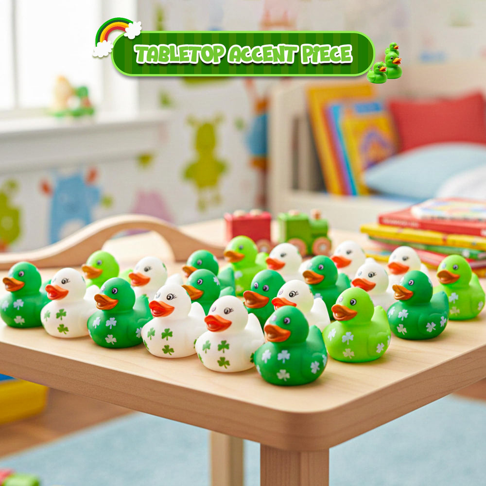 4E's Novelty St Patrick's Day duck as a centerpiece accent for tables
