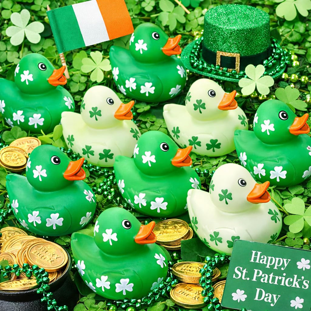 4E's Novelty St Patrick's Day duck color pack 24 for party favors