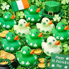 4E's Novelty St Patrick's Day duck color pack 24 for party favors