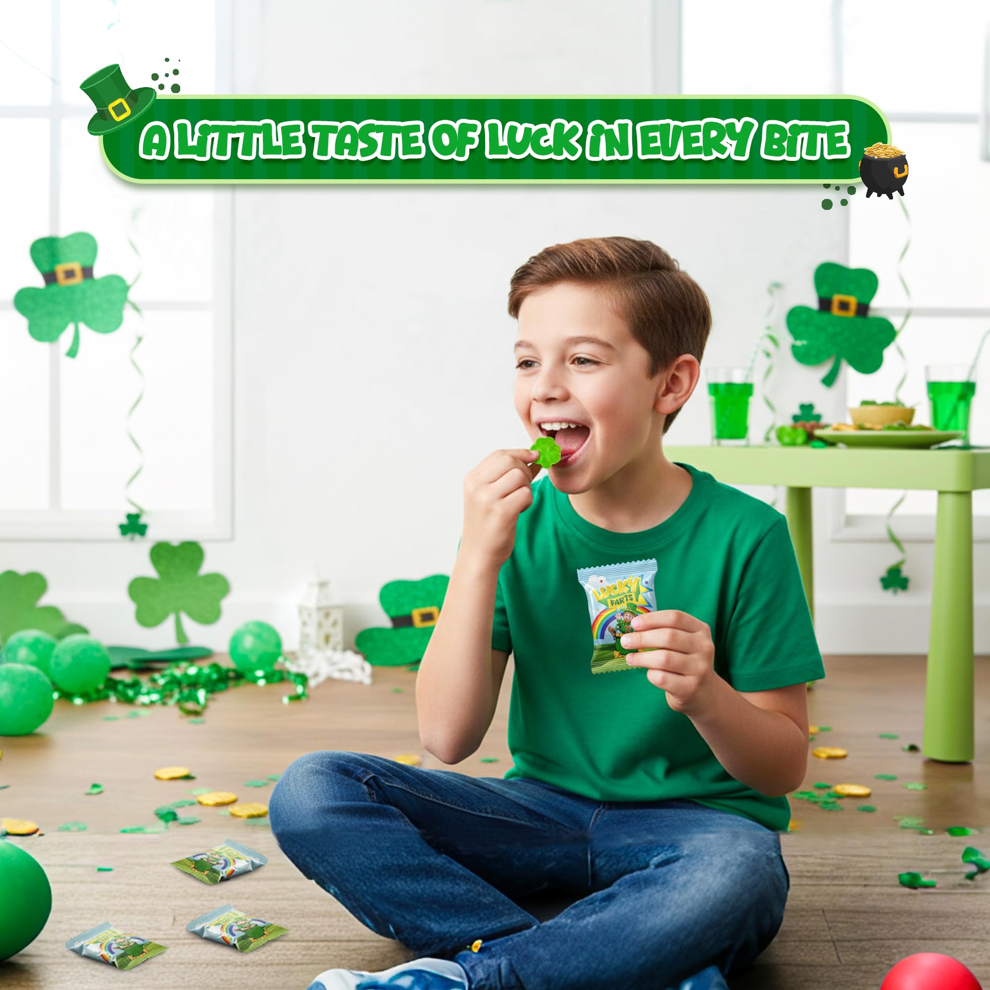 4E's Novelty St. Patrick's Day party favors display