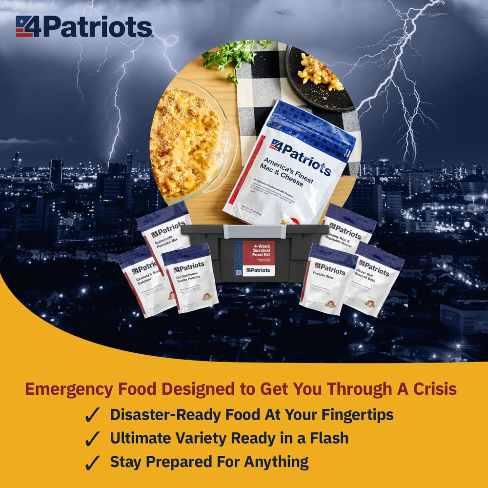 4Patriots Grammys Sweet Oatmeal visual focus, a comforting breakfast option for emergencies.