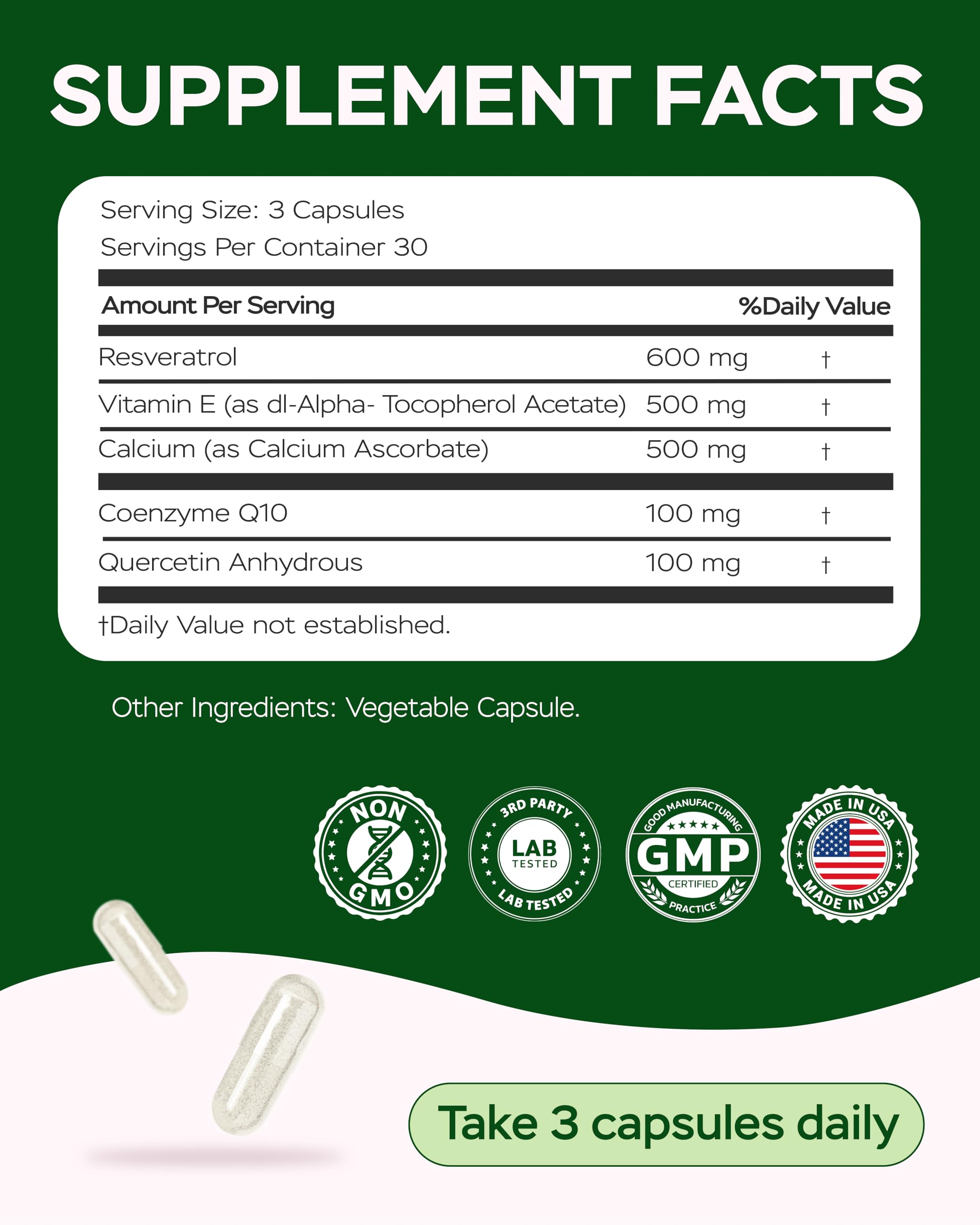 4Well Calcium Ascorbate capsules emphasizing vitamin C support for vessels and immunity