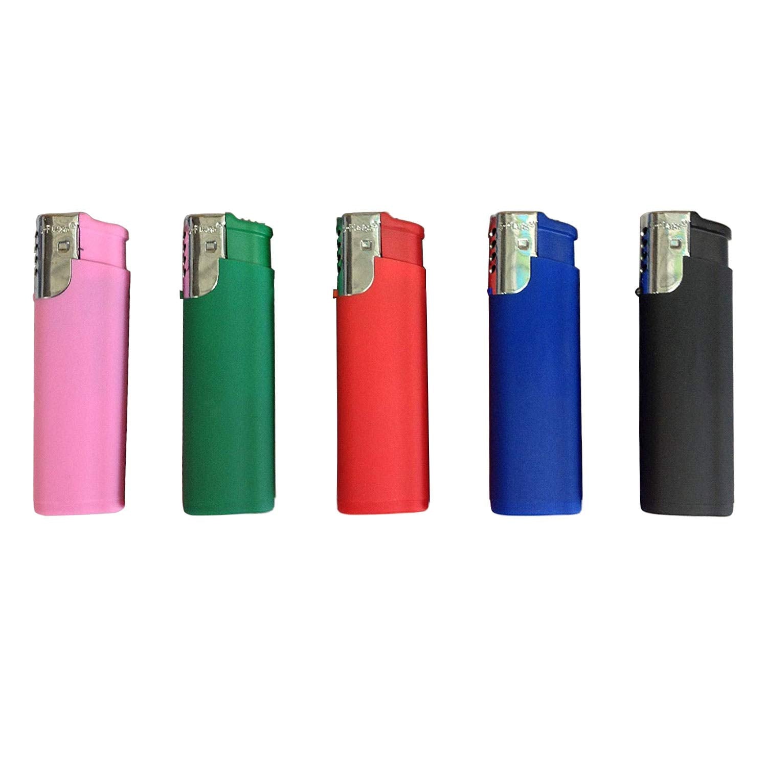 5-Flags windproof lighter with soft-touch rubber grip for outdoor reliability.