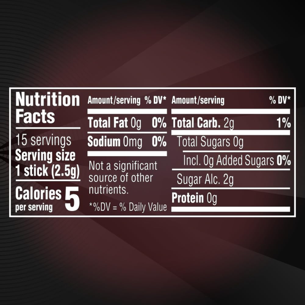 5 Gum sugar-free sticks, 15 per pack, perfect for a quick flavor lift.
