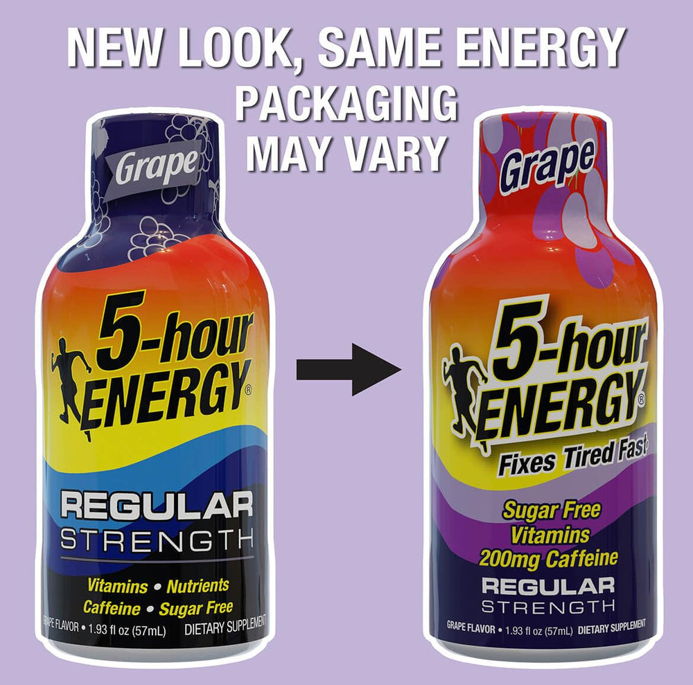 5-hour ENERGY bottle on travel desk, ideal for on-the-go workdays