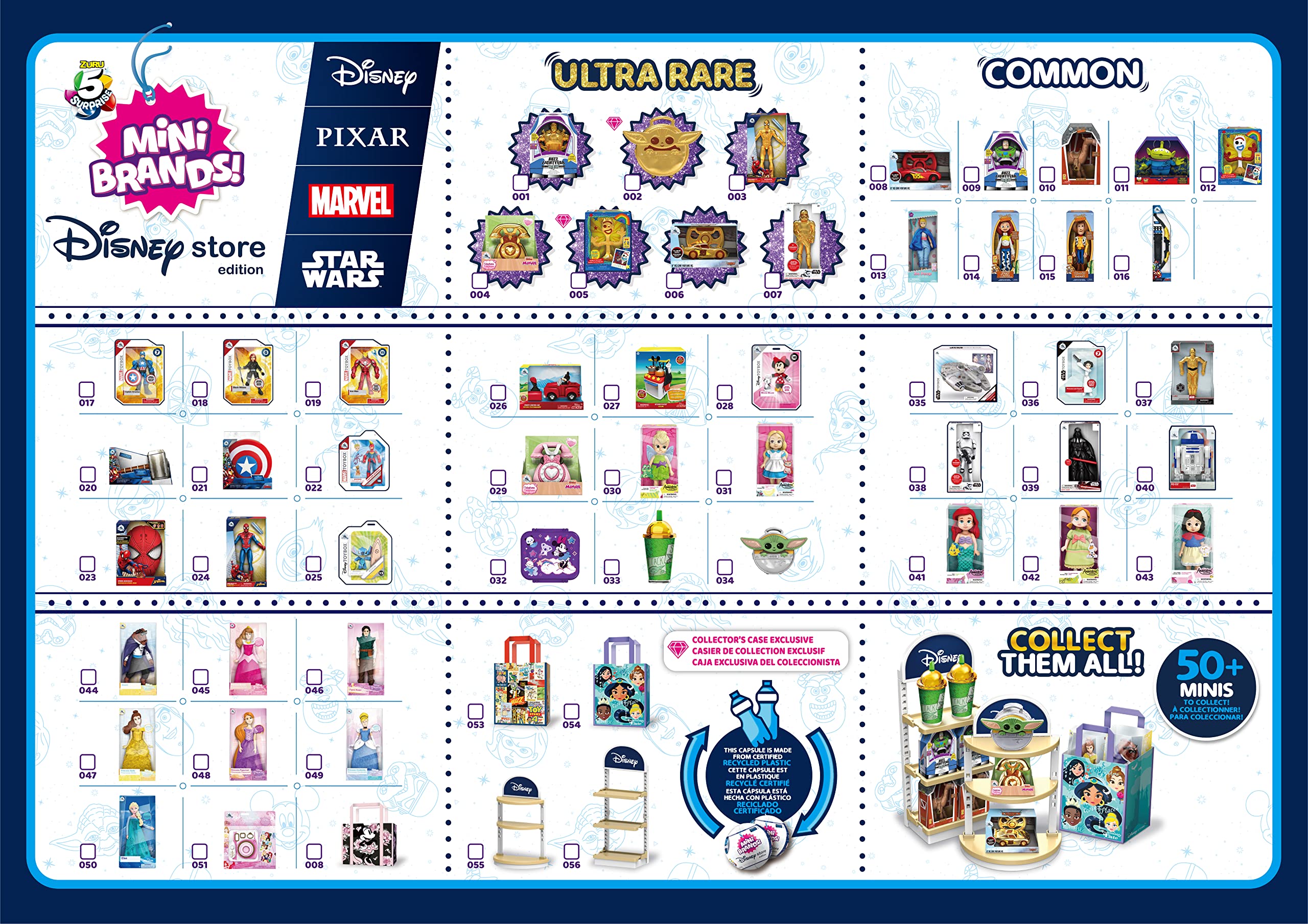 5 Surprise Disney Mini Brands ultra-rare gold mini for collectors