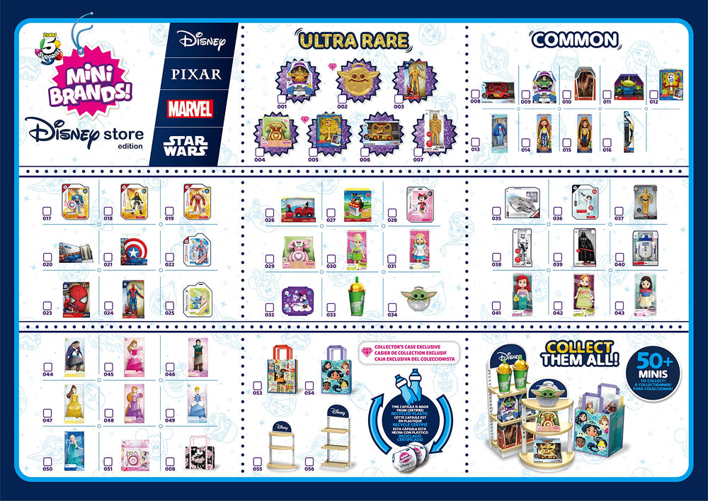 5 Surprise Disney Mini Brands ultra-rare gold mini for collectors