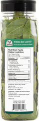 Close-up of 52USA Bay Leaves showing dried leaves with fragrant minty notes.