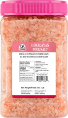 52USA Himalayan pink salt crystal bulk pack for kitchen storage.
