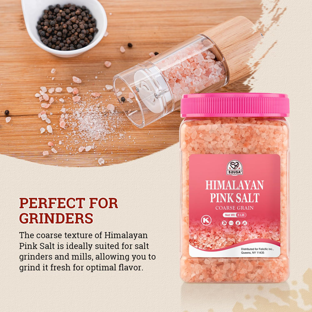 52USA Himalayan pink salt supports paleo and keto diets.