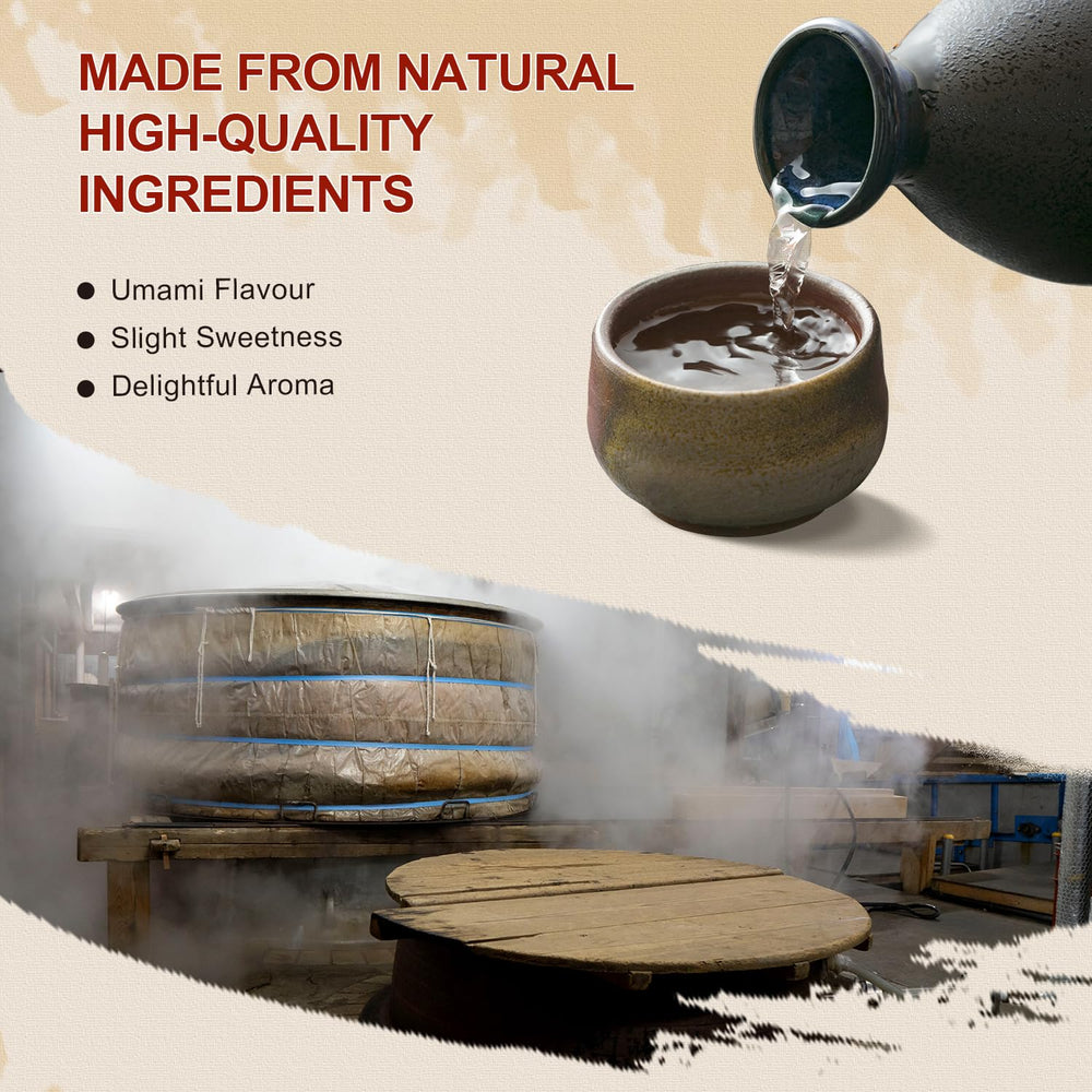 52USA Mirin natural-ingredients label communicates simple, sugar-conscious choice.